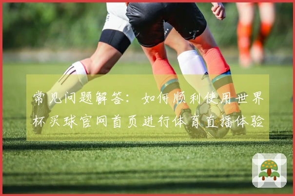 常见问题解答：如何顺利使用世界杯买球官网首页进行体育直播体验