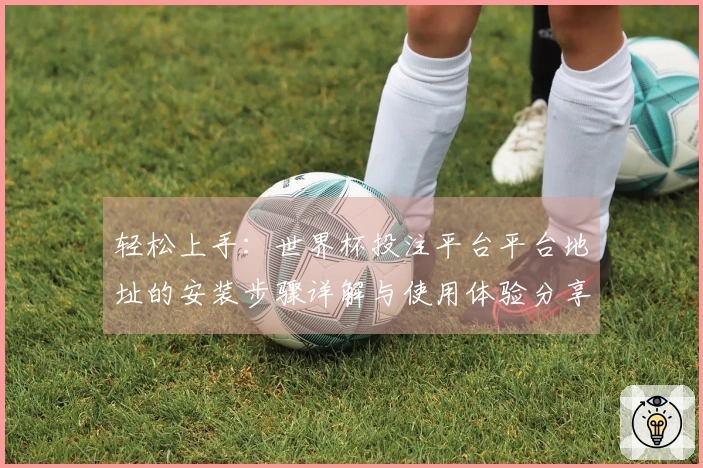 轻松上手：世界杯投注平台平台地址的安装步骤详解与使用体验分享