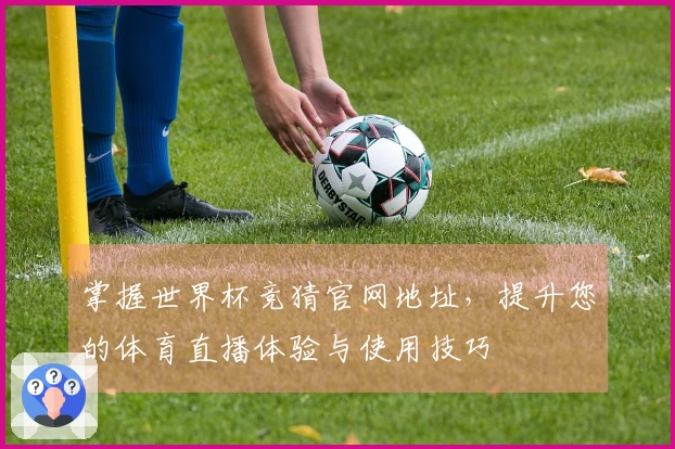 掌握世界杯竞猜官网地址，提升您的体育直播体验与使用技巧